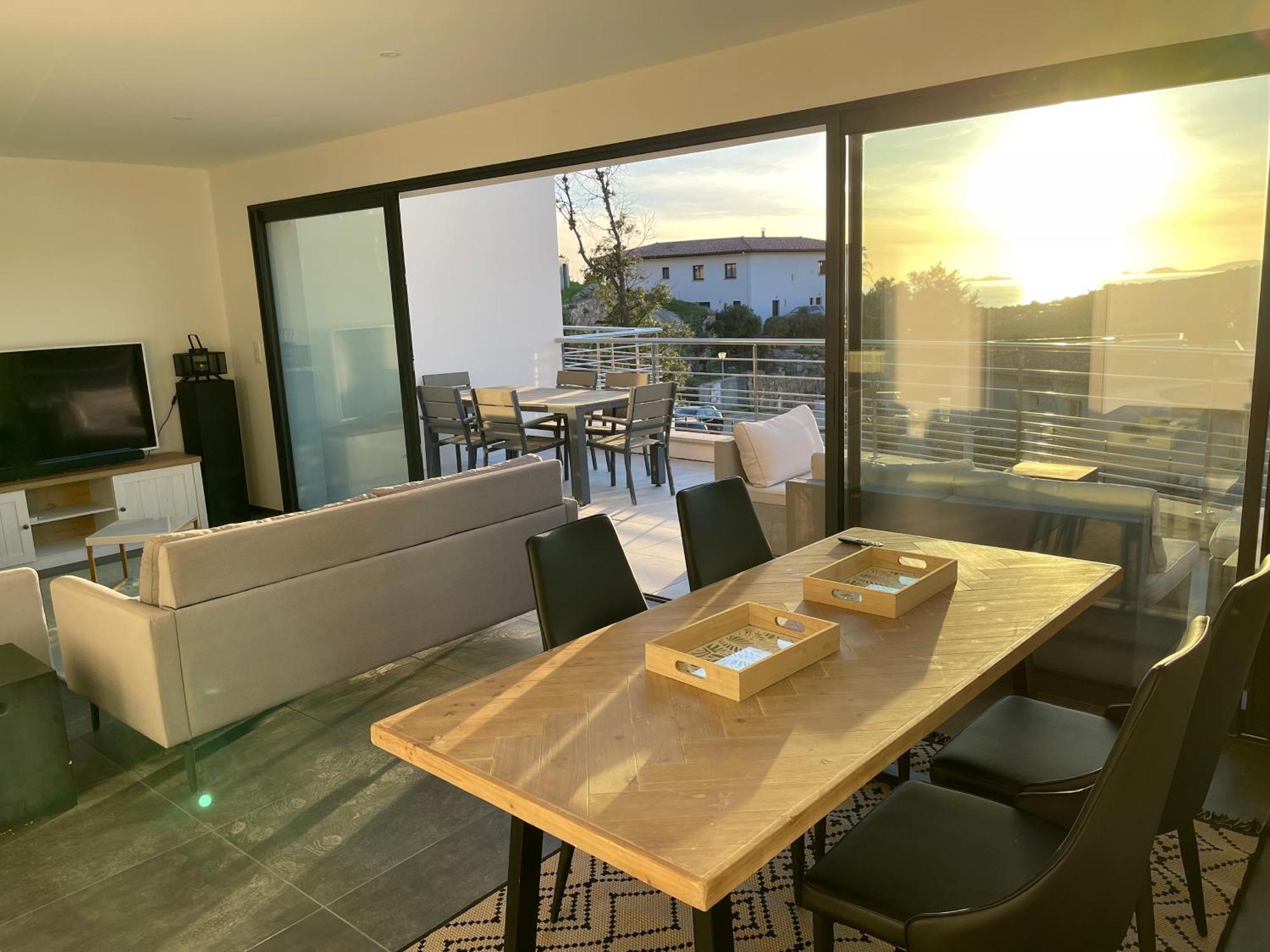 Coucher De Soleil Apartment Porticcio  Bagian luar foto
